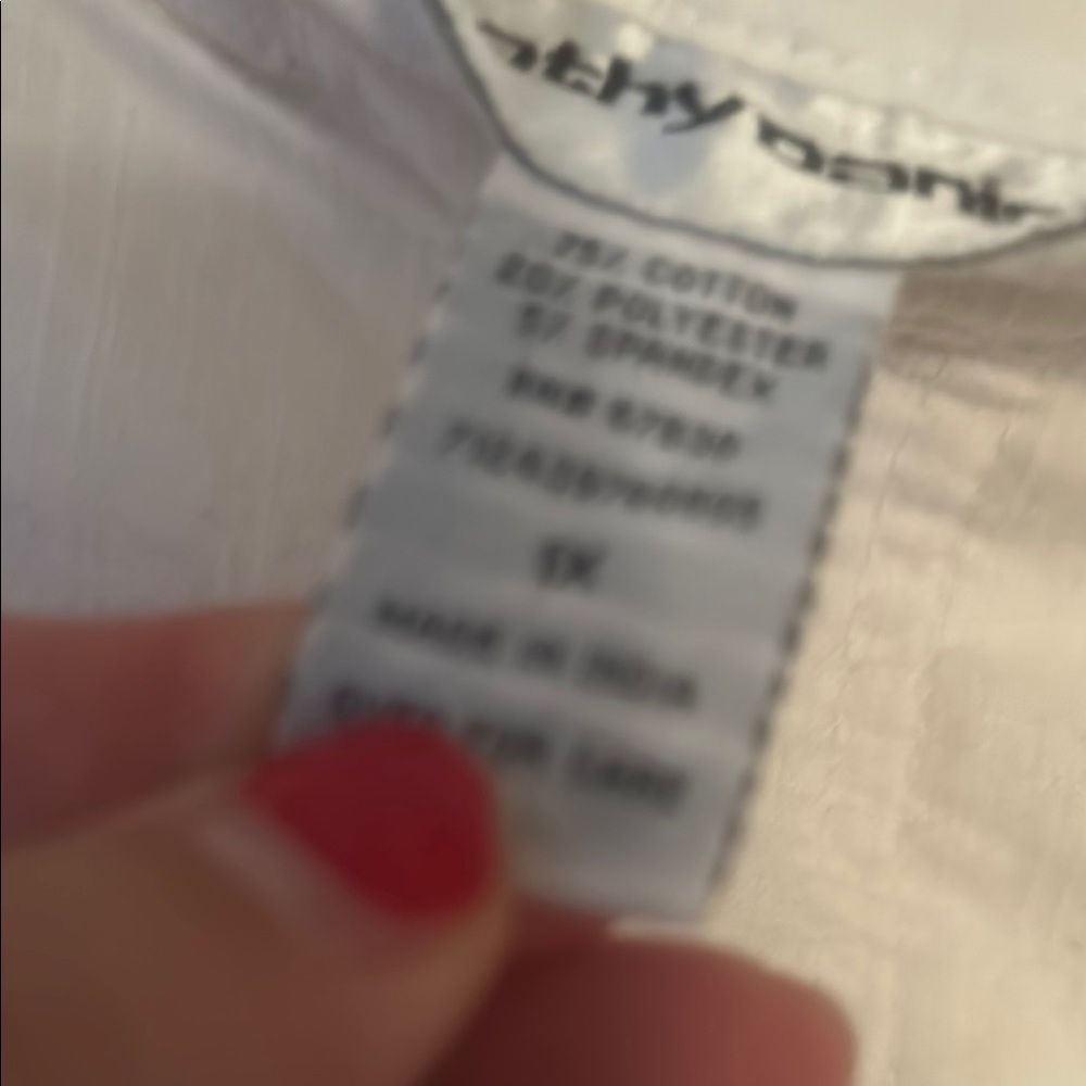 Cathy Daniels Crisp White Pants - Picture 3 of 4